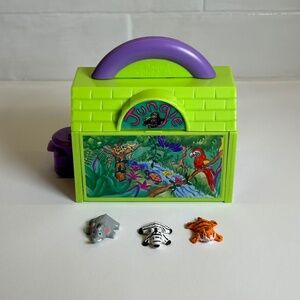 Vintage 90s Galoob Pound Puppies Hide And Seek Safari Playset Complete (11B)